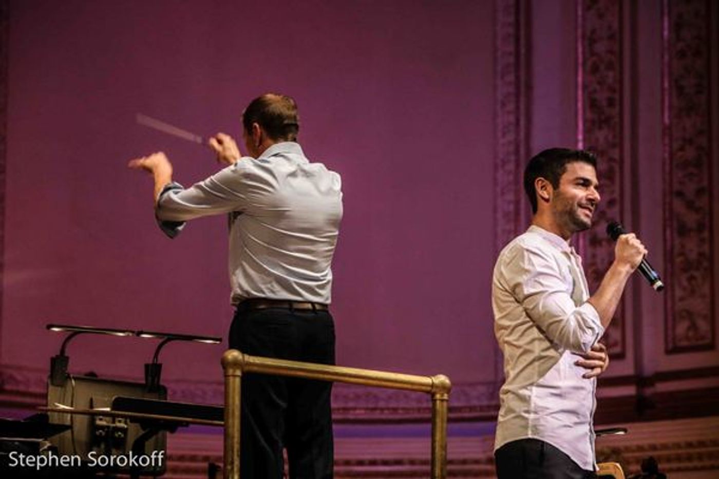 Photo Coverage: Adam Kantor & Betsy Wolfe Rehearse with Steven Reineke For Tonight's NY Pops Concert  Image
