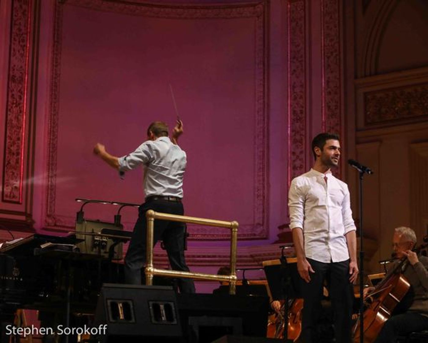 Photo Coverage: Adam Kantor & Betsy Wolfe Rehearse with Steven Reineke For Tonight's NY Pops Concert  Image
