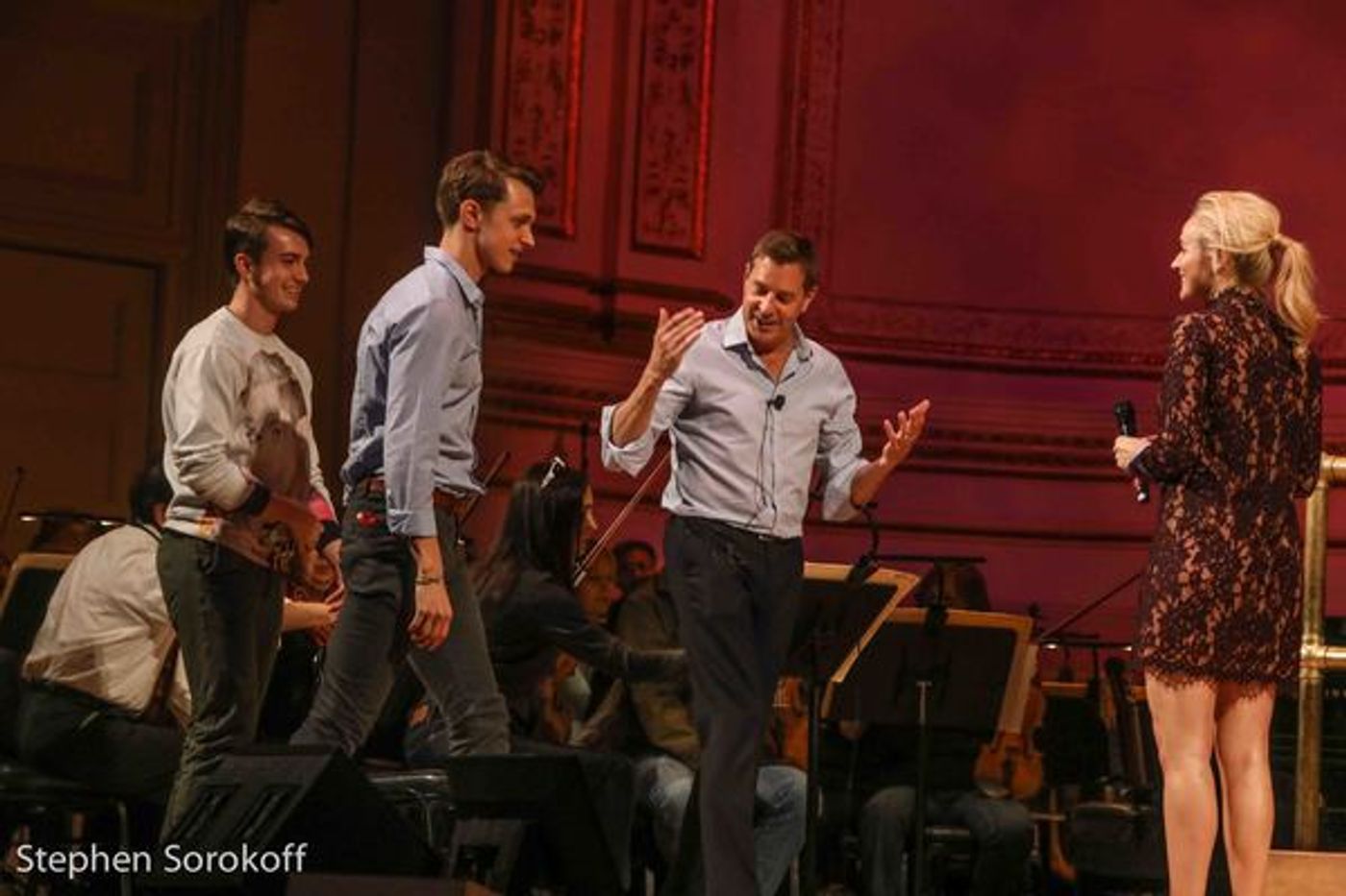 Photo Coverage: Adam Kantor & Betsy Wolfe Rehearse with Steven Reineke For Tonight's NY Pops Concert  Image