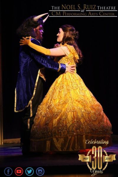 Beast (David DiMarzo), Belle (Katie Ferretti) Photo