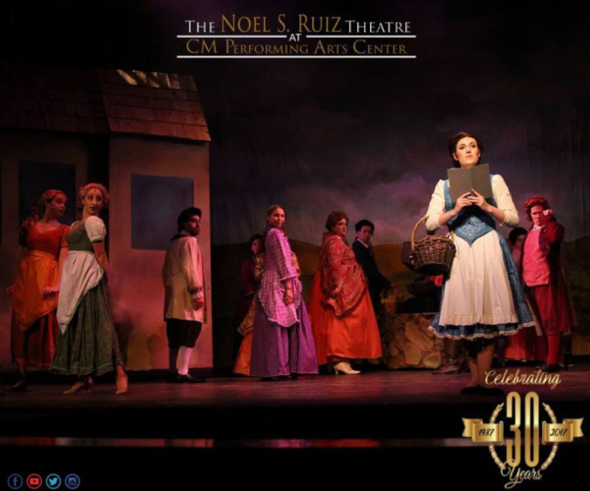 Belle (Katie Ferretti) and the Townspeople at 