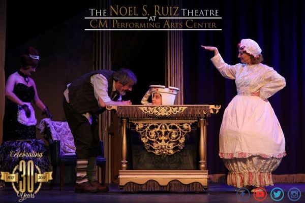 Babette (Courtney Braun), John J. Steele Jr. (Maurice), Chip (Dante DiGiorgio), Mrs.  Photo