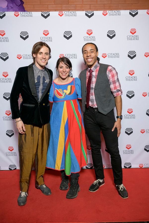 Reeve Carney, Rachel Chavkin and Hal Wesley Rogers Photo