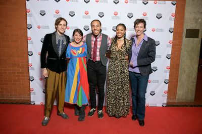 Reeve Carney, Rachel Chavkin, Hal Wesley Rogers, Tara Jackson and Rachel Hauck Photo