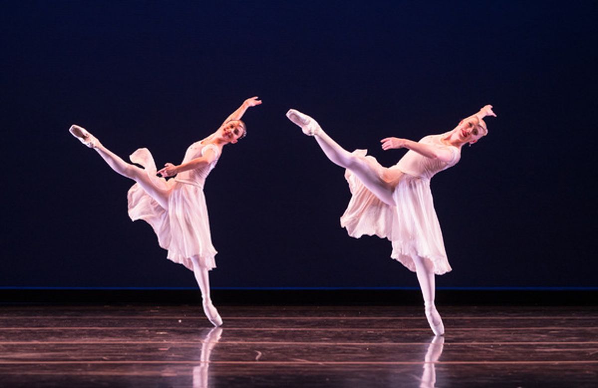 Smuin dancers Terez Dean and Nicole Haskins perform in Choreographer-in-Residence Amy Seiwertâ€™s Christmas Concerto, part of Smuin's annual The Christmas Ballet
touring the Bay Area now through December 24. at 