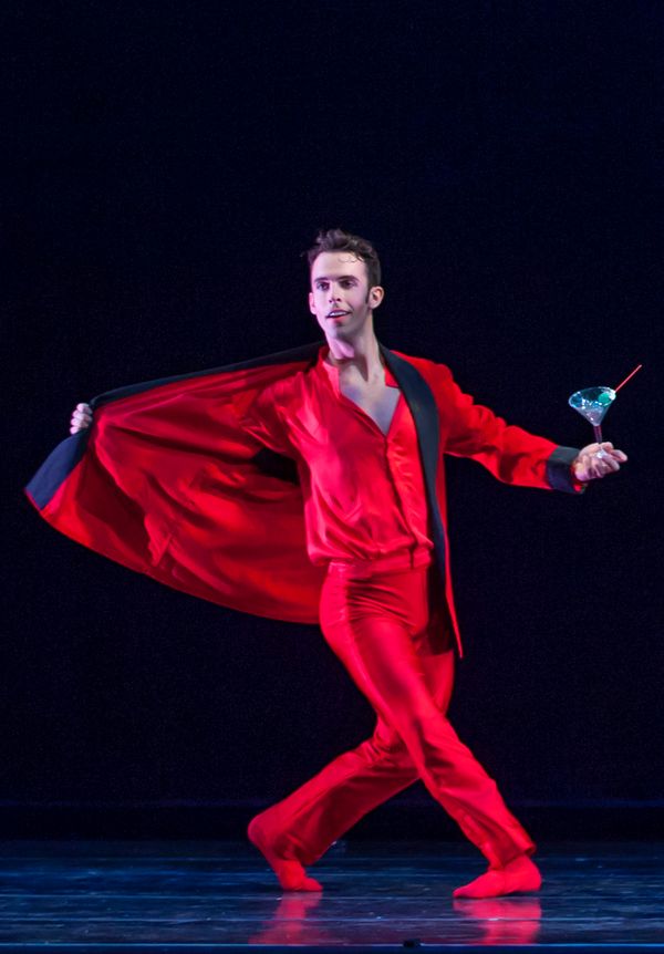 Smuin dancer Ben Needham-Wood appears in Val Caniparoli's swinging Jingle Bells Mambo Photo