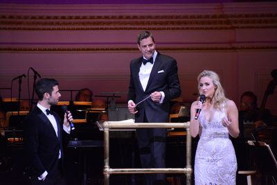 Adam Kantor, Steven Reineke and Betsy Wolfe Photo