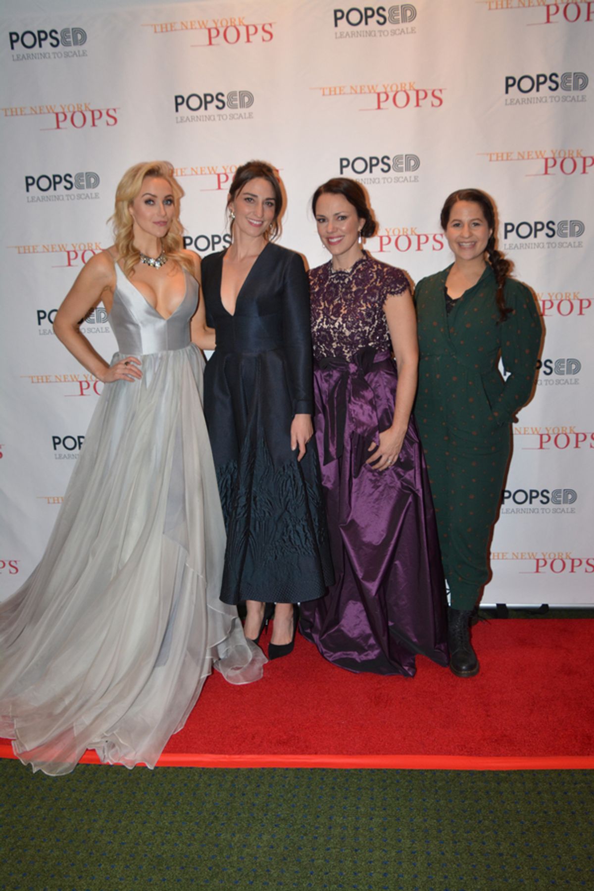 Betsey Wolfe, Sara Bareilles, Georgia Stitt and Shaina Taub at 