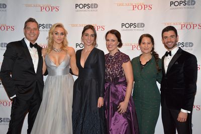 Steven Reineke, Betsy Wolfe, Sara Bareilles, Georgia Stitt, Shaina Taub and Adam Kant Photo