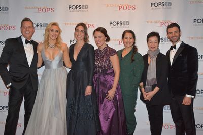 Steven Reineke, Betsy Wolfe, Sara Bareilles, Georgia Stitt, Shaina Taub, Lynn Ahrens  Photo