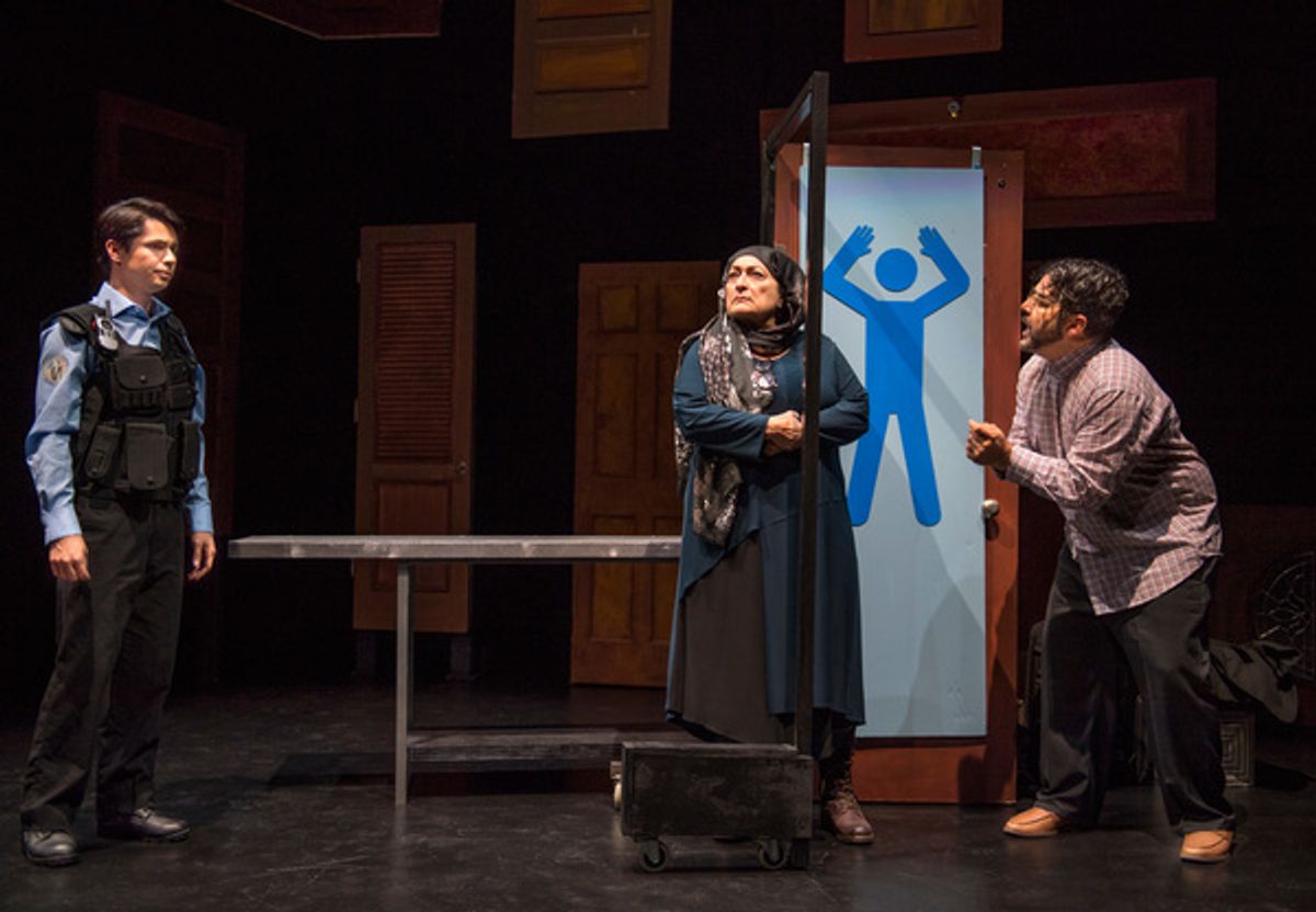 Mohamed Chakmakchi, Bella Warda, Stephen Kanaski at 