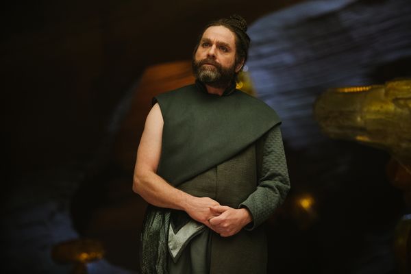 Zach Galifianakis is The Happy Medium in Disneyâ€™s A WRINKLE IN TIME. Photo