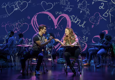 Kyle Selig (Aaron Samuels) and Erika Henningsen (Cady Heron) Photo