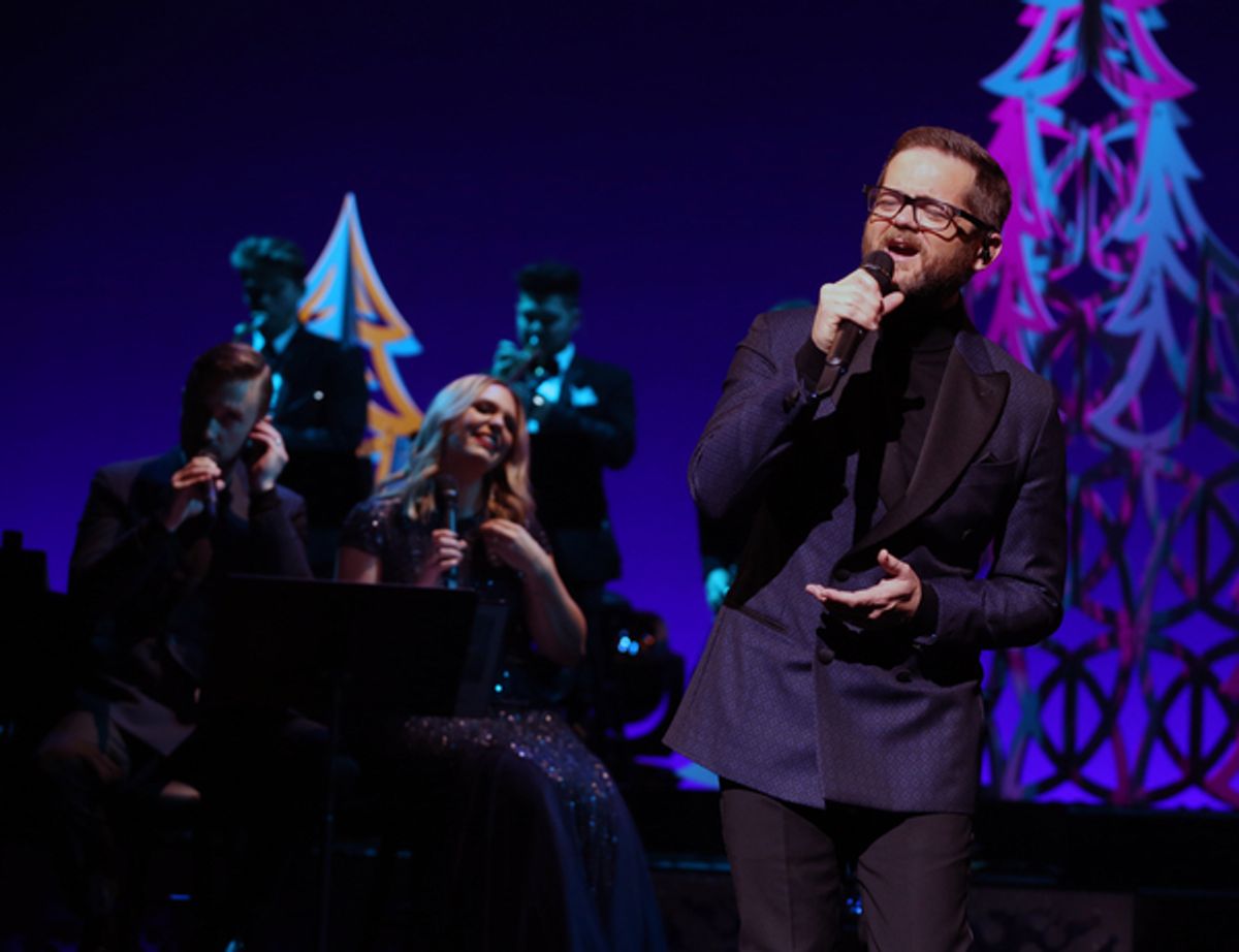 Peter Hollens, Evynne Hollens and Josh Kaufman at 