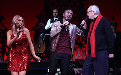 Evynne Hollens, Peter Hollens, and Danny Aiello Photo