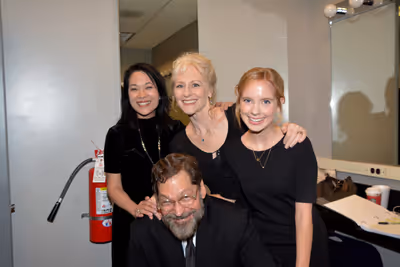 David Staller with Joanna Toy Johnson, Elizabeth Ward Land and Caitlin Cohn Photo