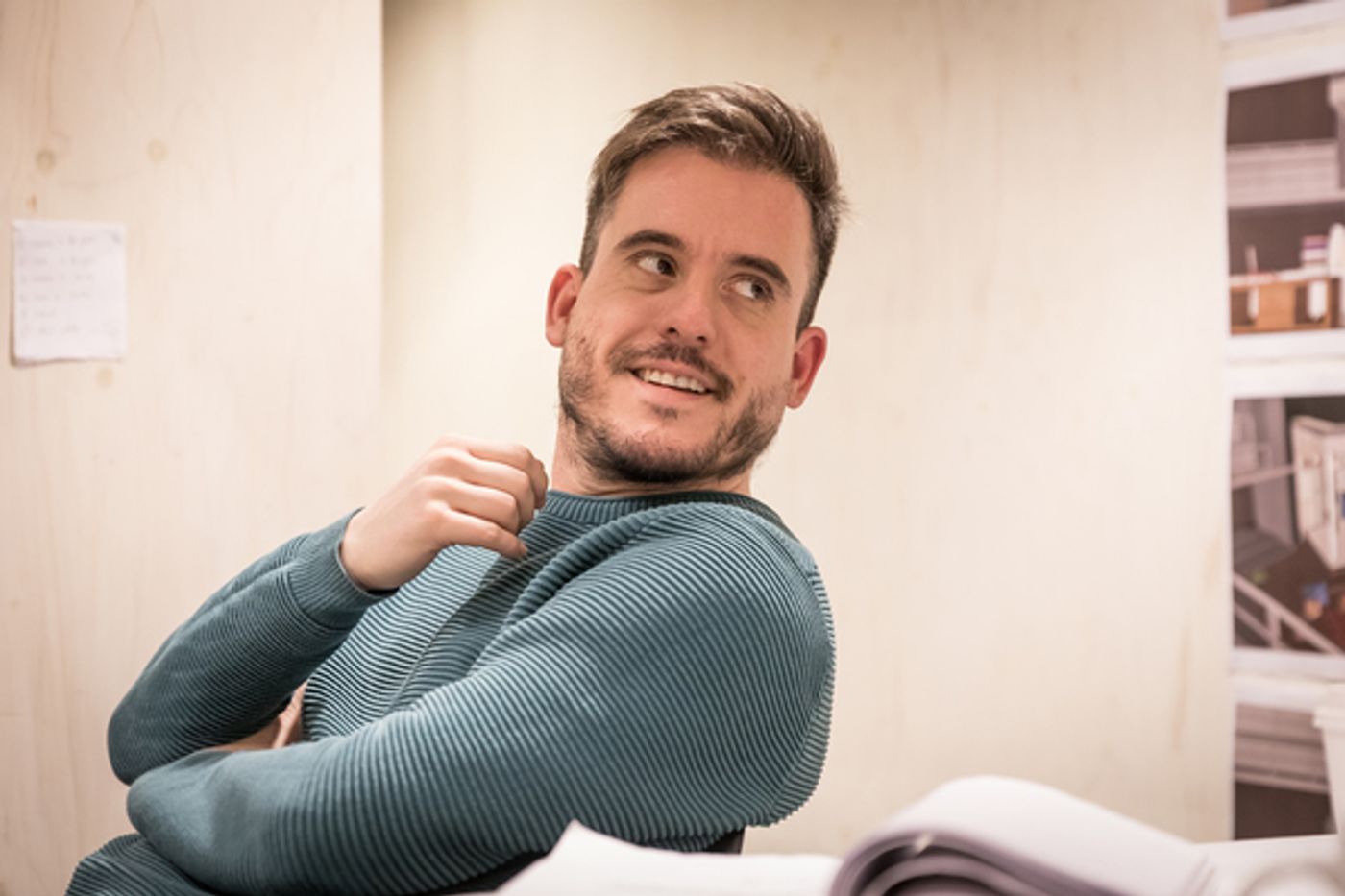 Photo Flash: James Norton and Imogen Poots in Rehearsal for BELLEVILLE at The Donmar Warehouse  Image