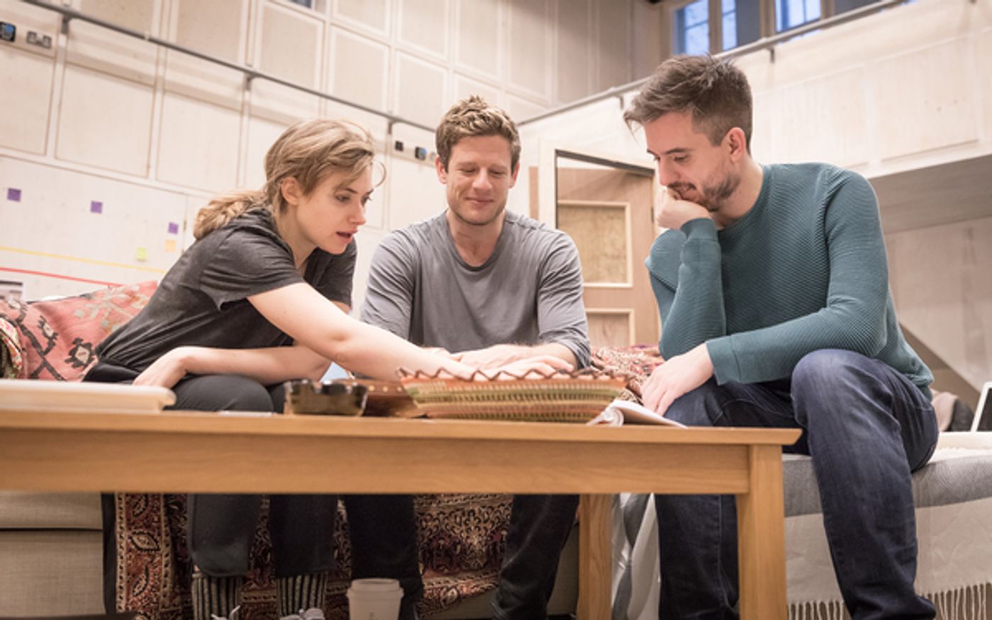 Photo Flash: James Norton and Imogen Poots in Rehearsal for BELLEVILLE at The Donmar Warehouse  Image