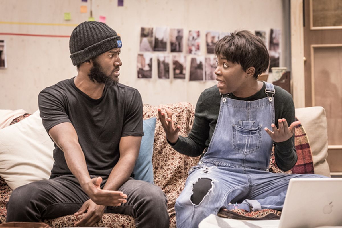 Malachi Kirby and Faith Alabi at 