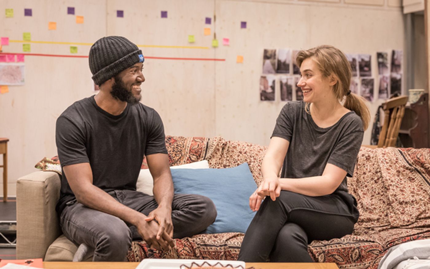 Photo Flash: James Norton and Imogen Poots in Rehearsal for BELLEVILLE at The Donmar Warehouse  Image