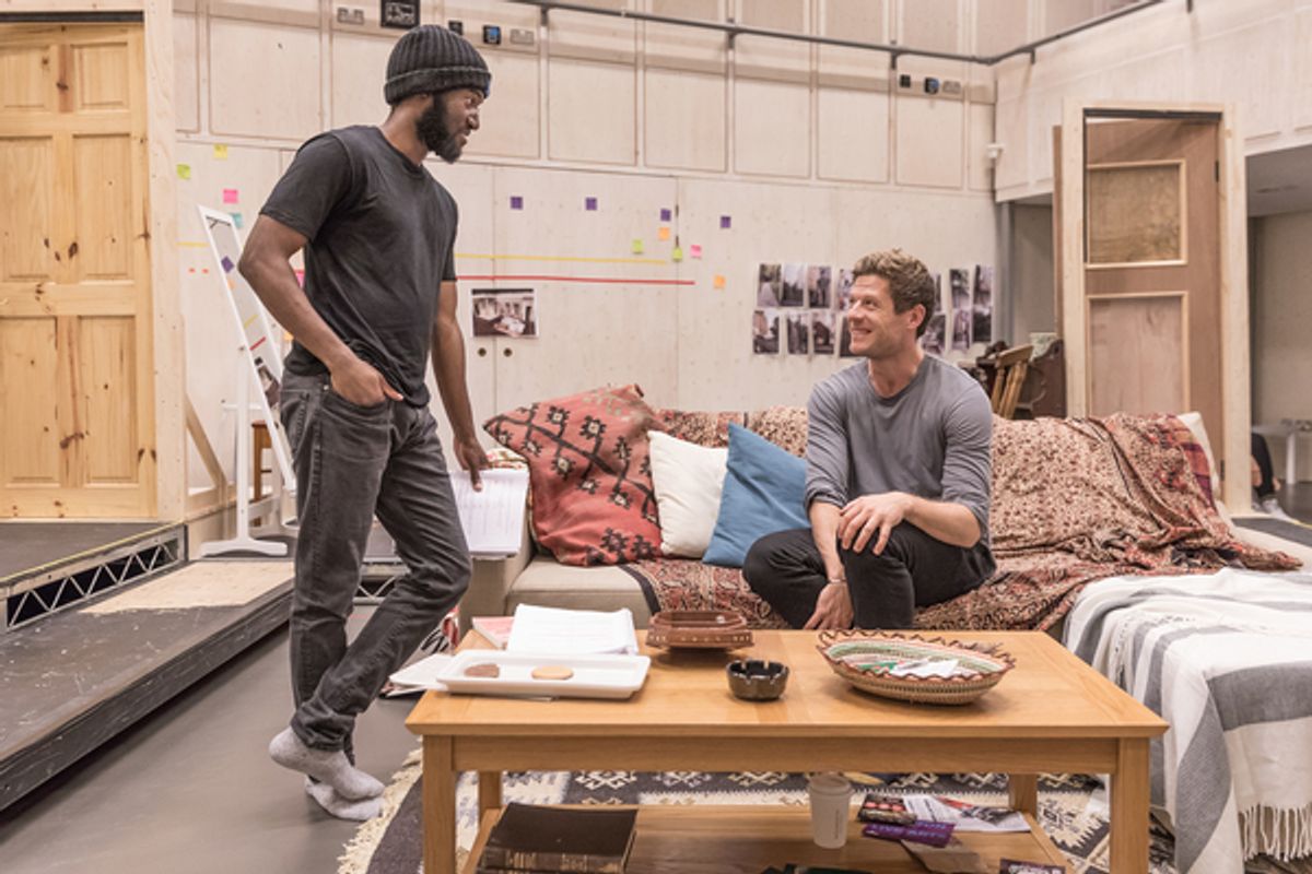 Malachi Kirby and James Norton at 