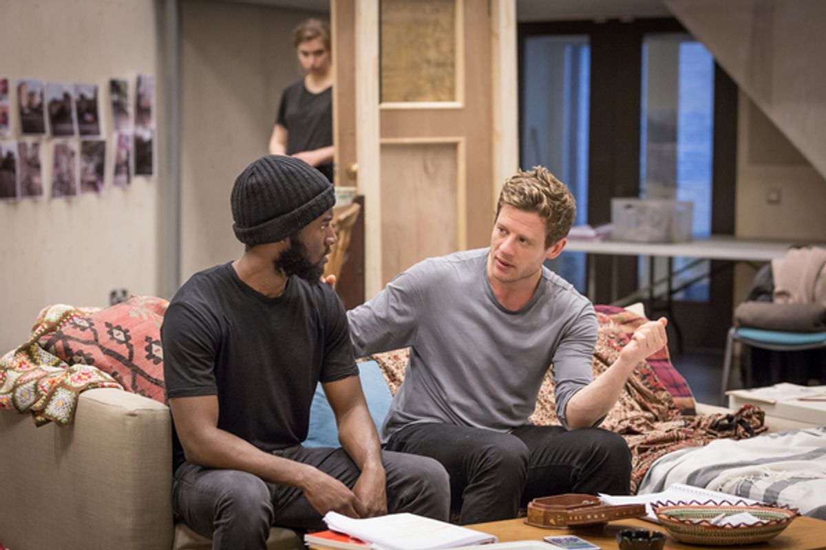 Malachi Kirby and James Norton at 