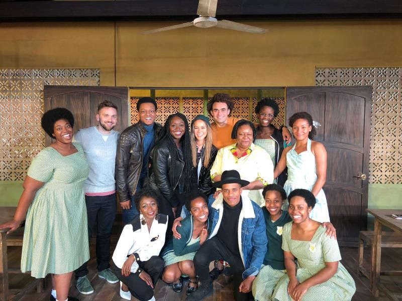 Photo Flash: HAMILTON Cast Stops by Jocelyn Bioh's 'SCHOOL GIRLS' Off-Broadway Photo Flash: HAMILTON Cast Stops by Jocelyn Bioh's 'SCHOOL GIRLS' Off-Broadway Image