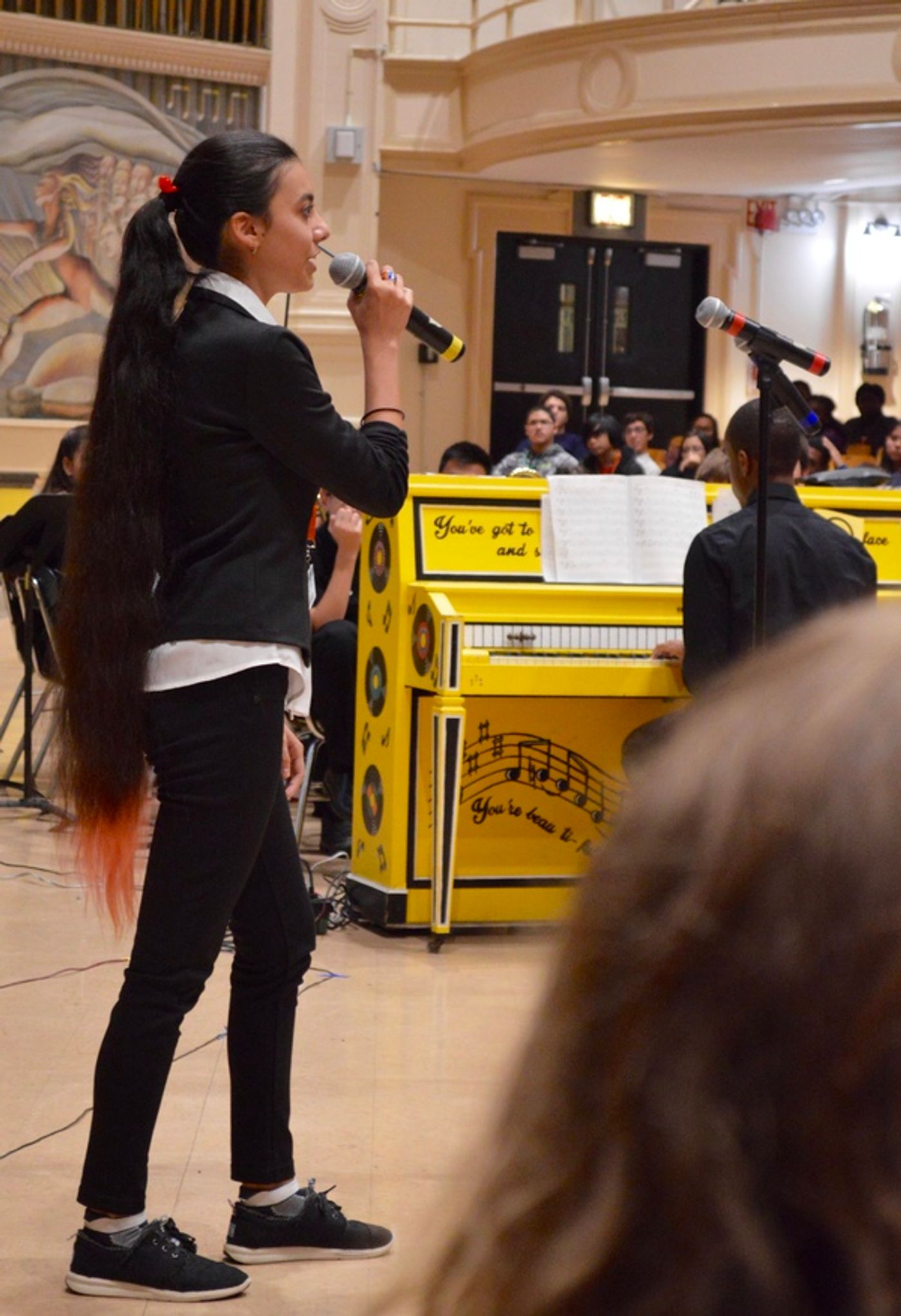 Photo Flash: Chilina Kennedy Celebrates BEAUTIFUL Sing for Hope Piano at Carole King's Alma Mater  Image