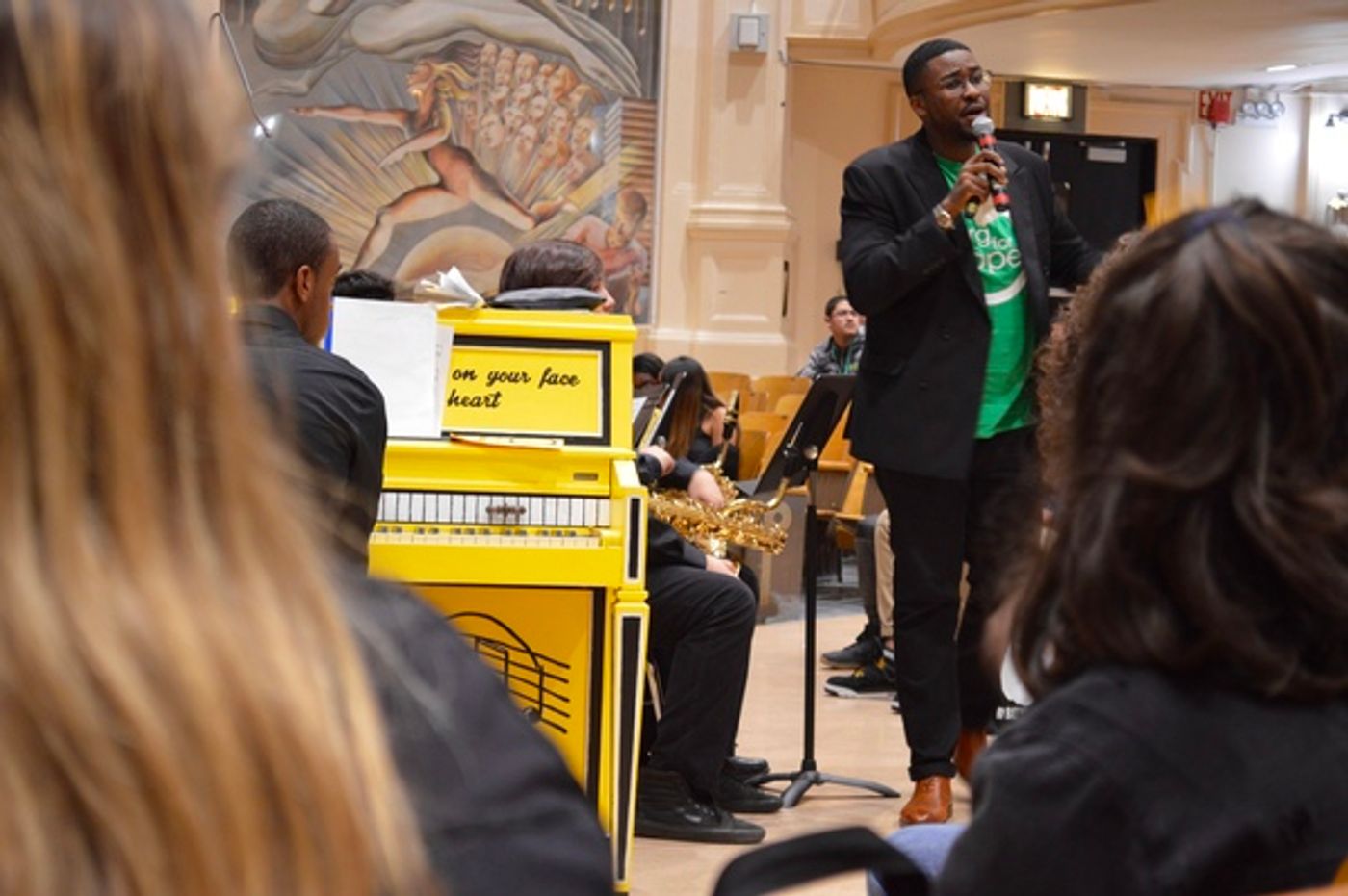 Photo Flash: Chilina Kennedy Celebrates BEAUTIFUL Sing for Hope Piano at Carole King's Alma Mater  Image