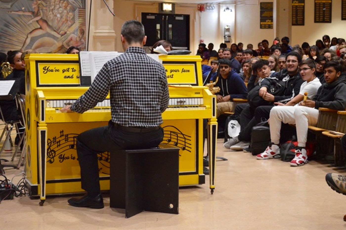 Photo Flash: Chilina Kennedy Celebrates BEAUTIFUL Sing for Hope Piano at Carole King's Alma Mater  Image