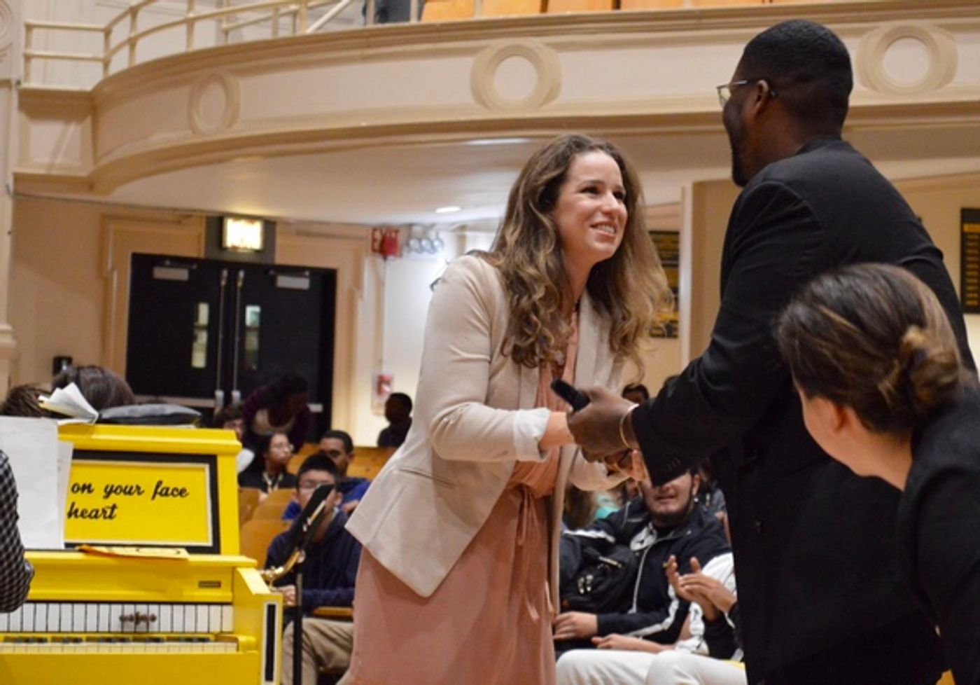 Photo Flash: Chilina Kennedy Celebrates BEAUTIFUL Sing for Hope Piano at Carole King's Alma Mater  Image