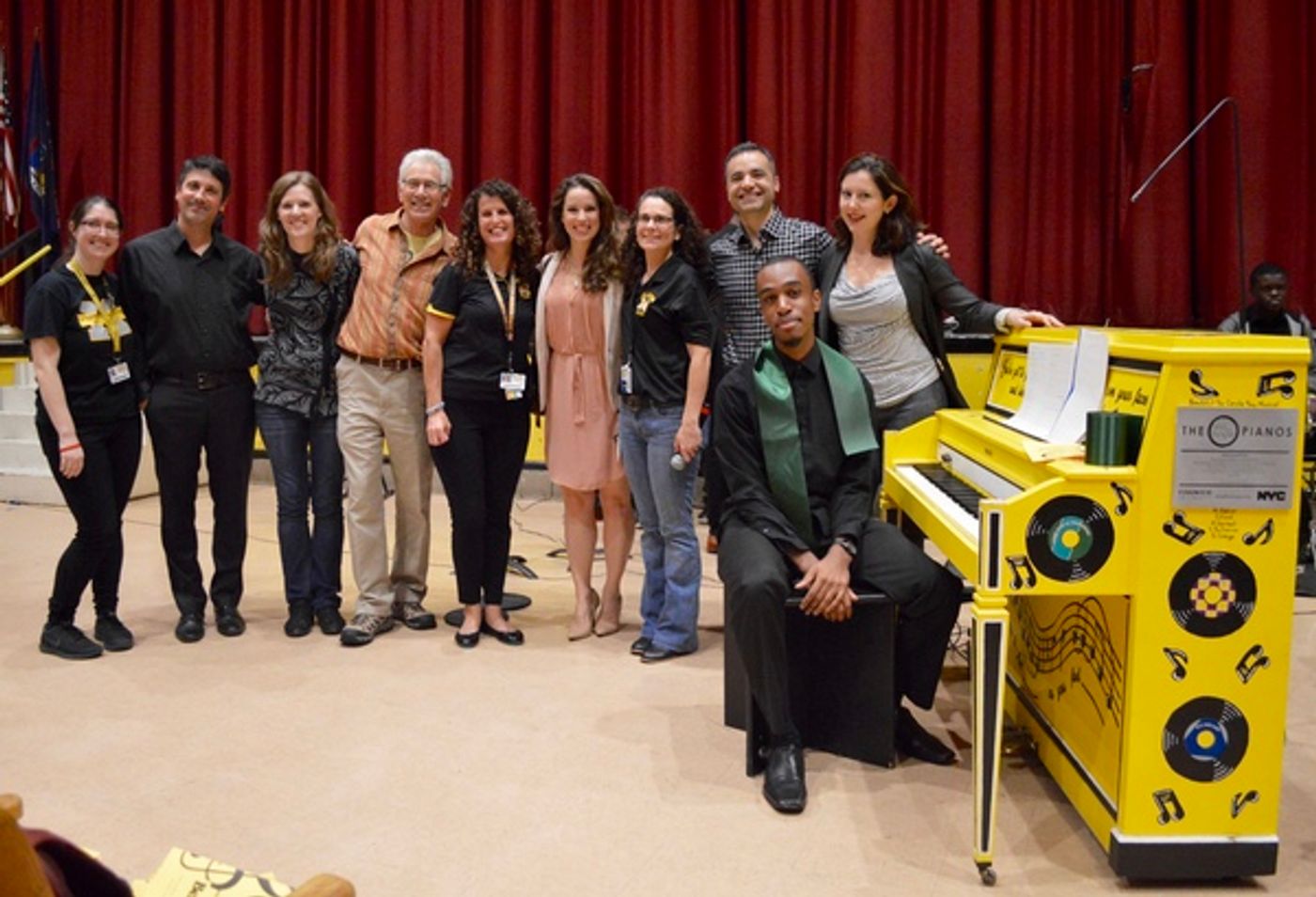 Photo Flash: Chilina Kennedy Celebrates BEAUTIFUL Sing for Hope Piano at Carole King's Alma Mater  Image