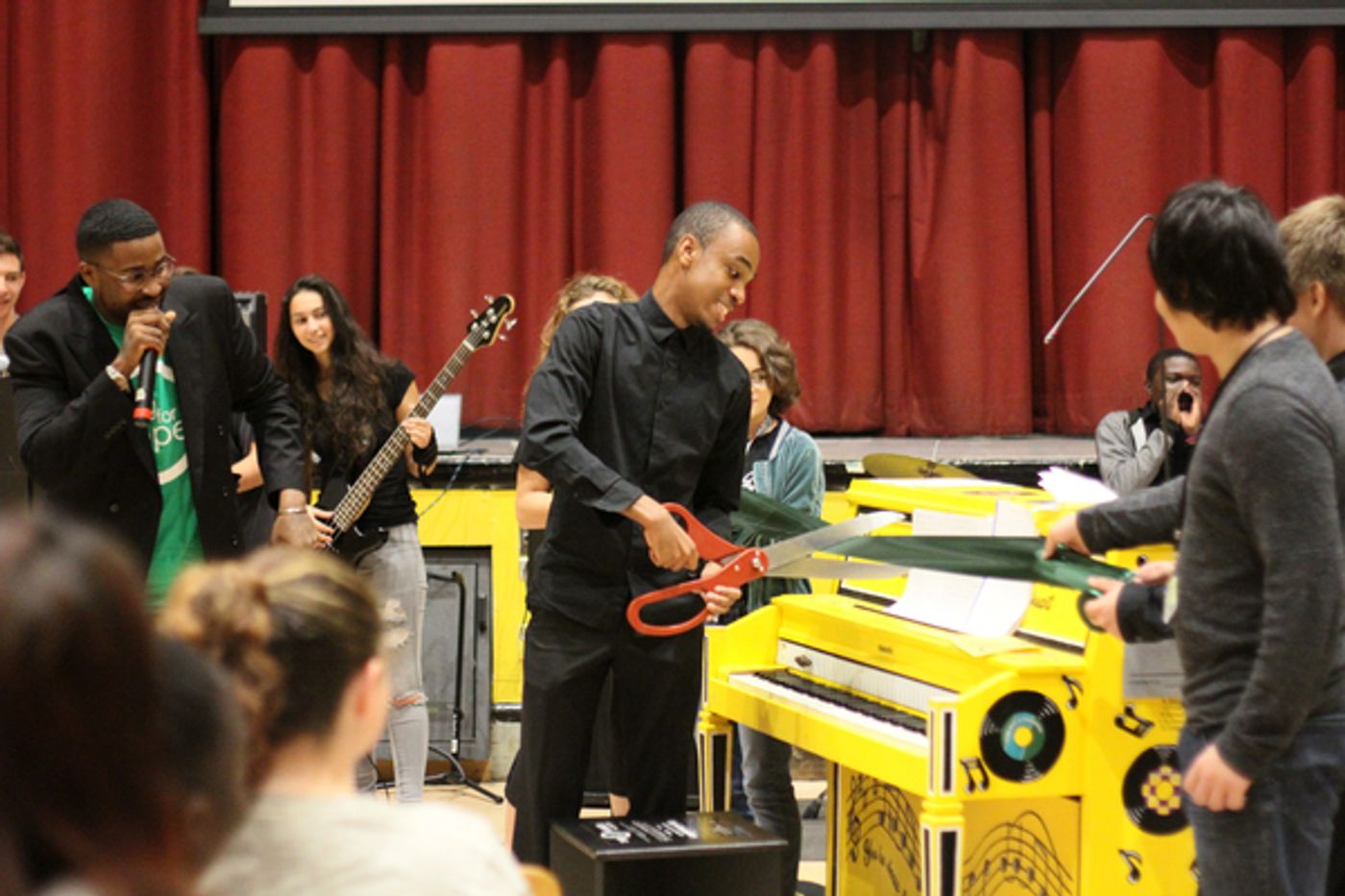 Photo Flash: Chilina Kennedy Celebrates BEAUTIFUL Sing for Hope Piano at Carole King's Alma Mater  Image