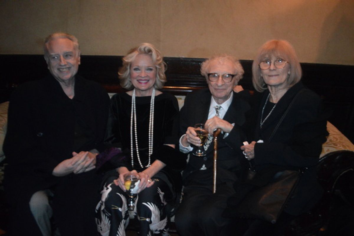 Ed Dixon, Christine Eborsole, Sheldon Harnick, Margie Harnick at 
