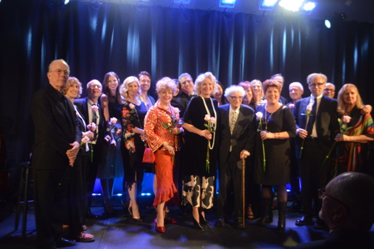 Christine Ebersole and the cast at 