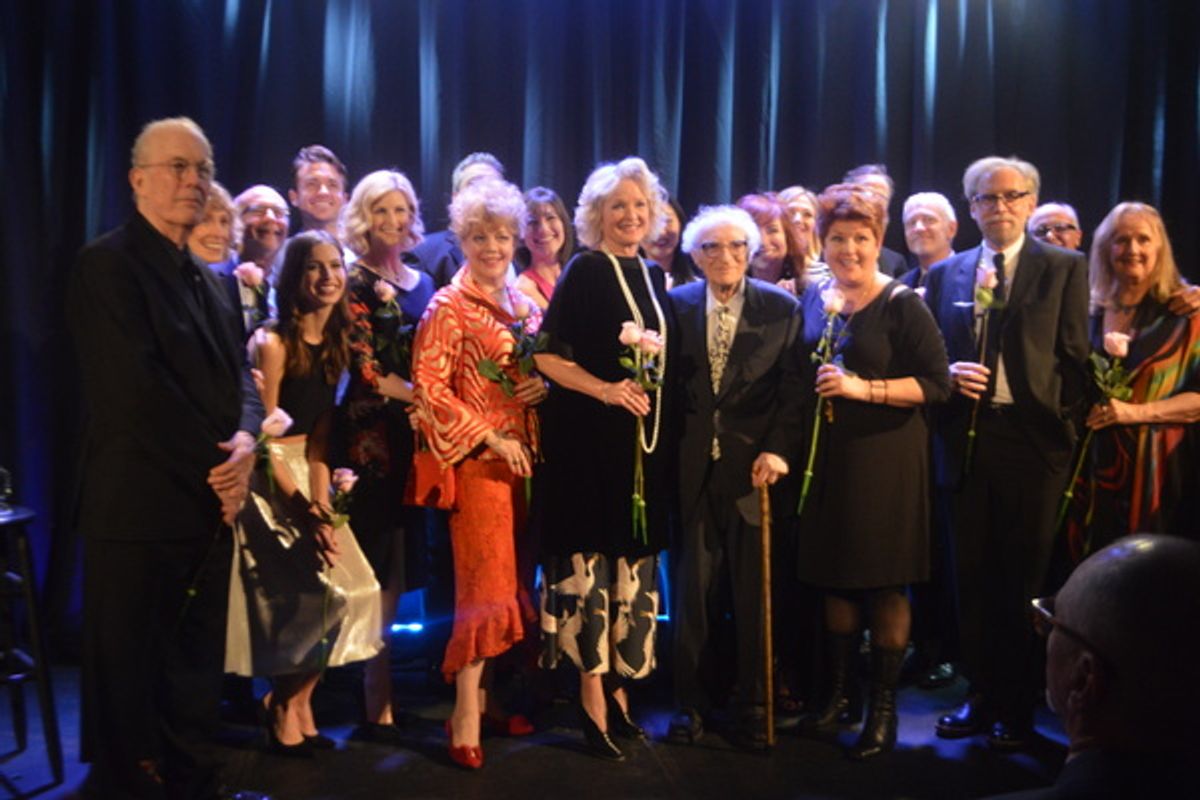 Christine Ebersole and the cast at 