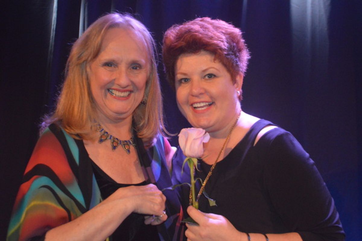 Nancy Rhodes and Klea Blackhurst at 