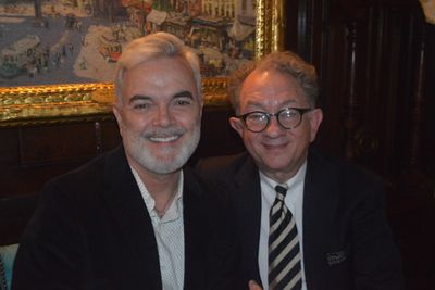William Ivey Long with a friend Photo