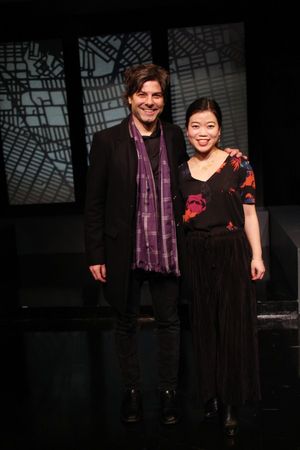 Director John Giampietro and playwright Zhu Yi Photo
