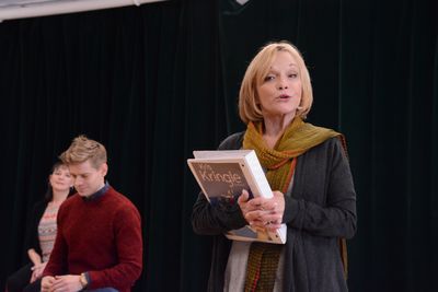 Andrew Keenan-Bolger and Cathy Rigby Photo