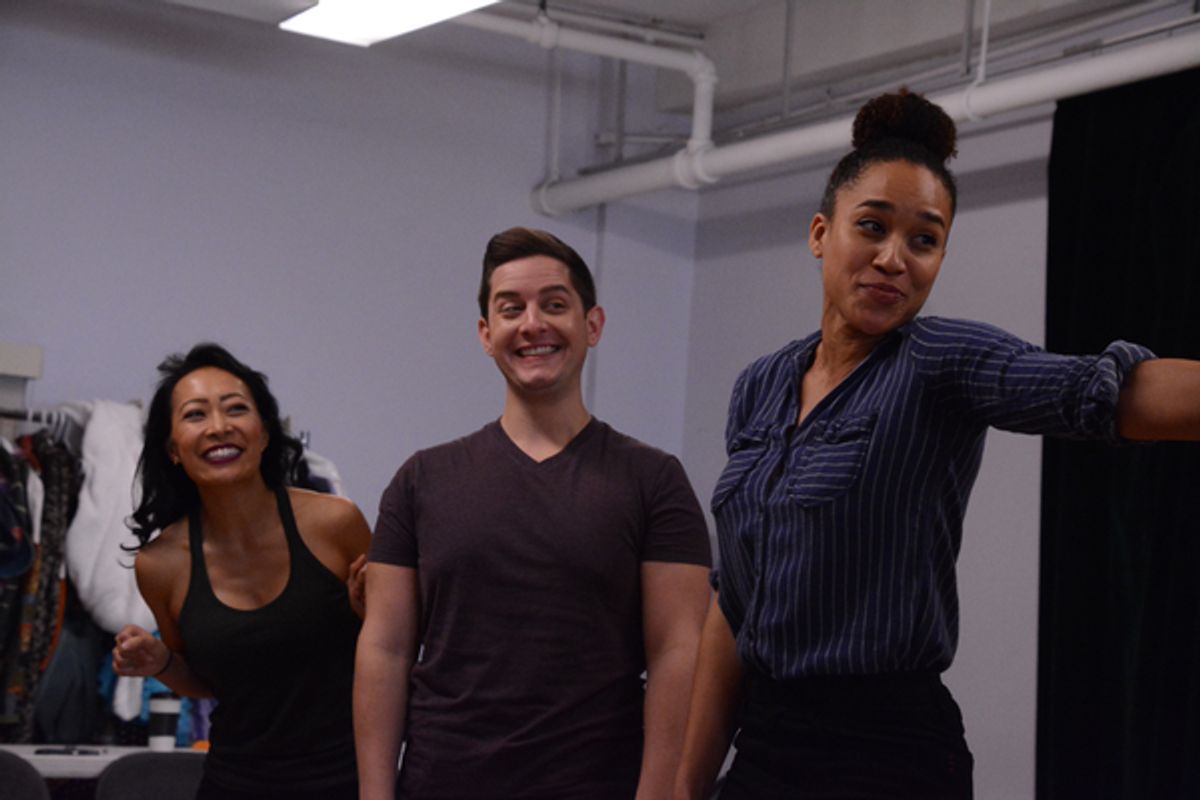 Jackie Nguyen, Matt Densky and Gabrielle McClinton at 