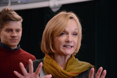 Andrew Keenan-Bolger and Cathy RIgby Photo
