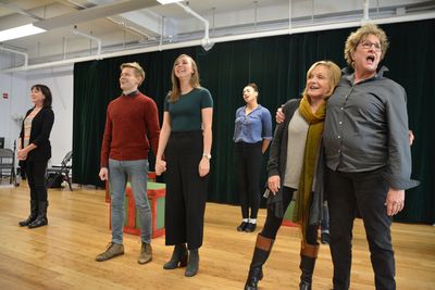 Kim Crosby, Andrew Keenan-Bolger, Samantha Hill, Cathy Rigby and Pamela Myers Photo