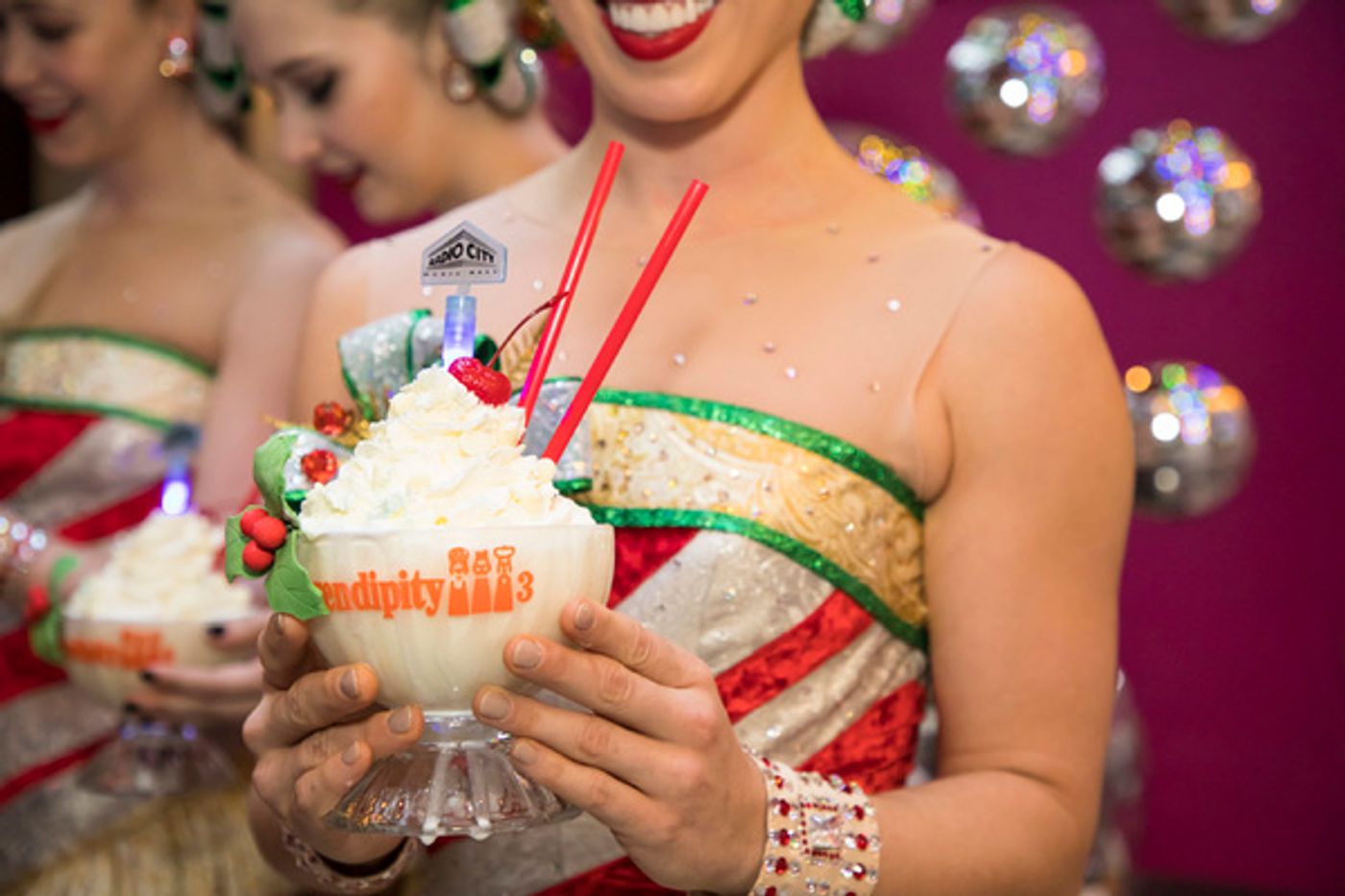 Photo Flash: The Rockettes Sip Limited Edition 'Frrrozen Hot White Chocolate' at Serendipity 3  Image
