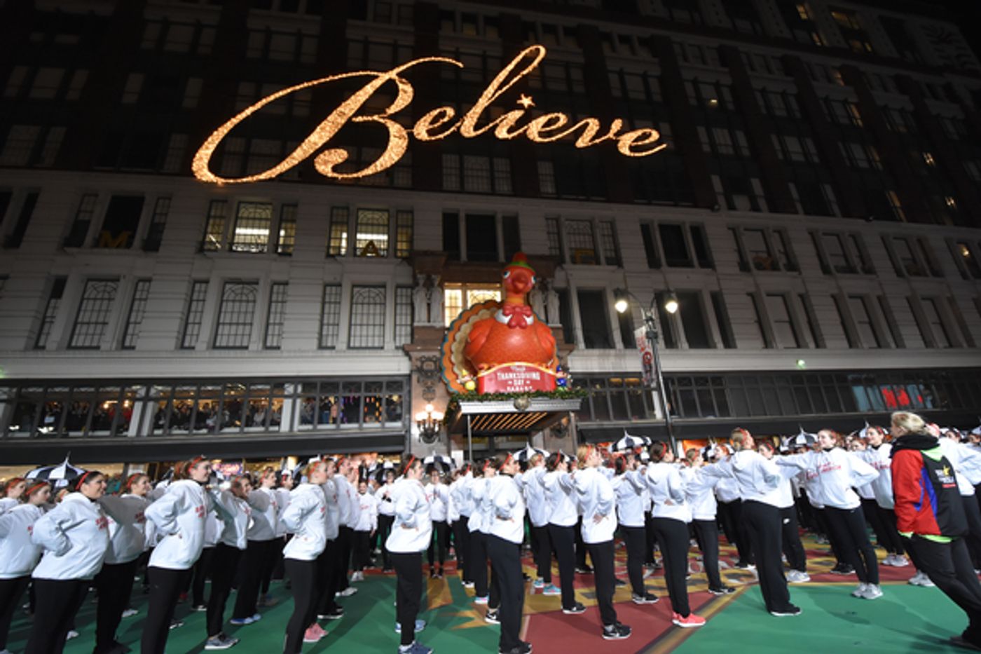 Photo Coverage: Broadway Heads to Herald Square to Rehearse for the MACY'S Thanksgiving Day Parade!  Image