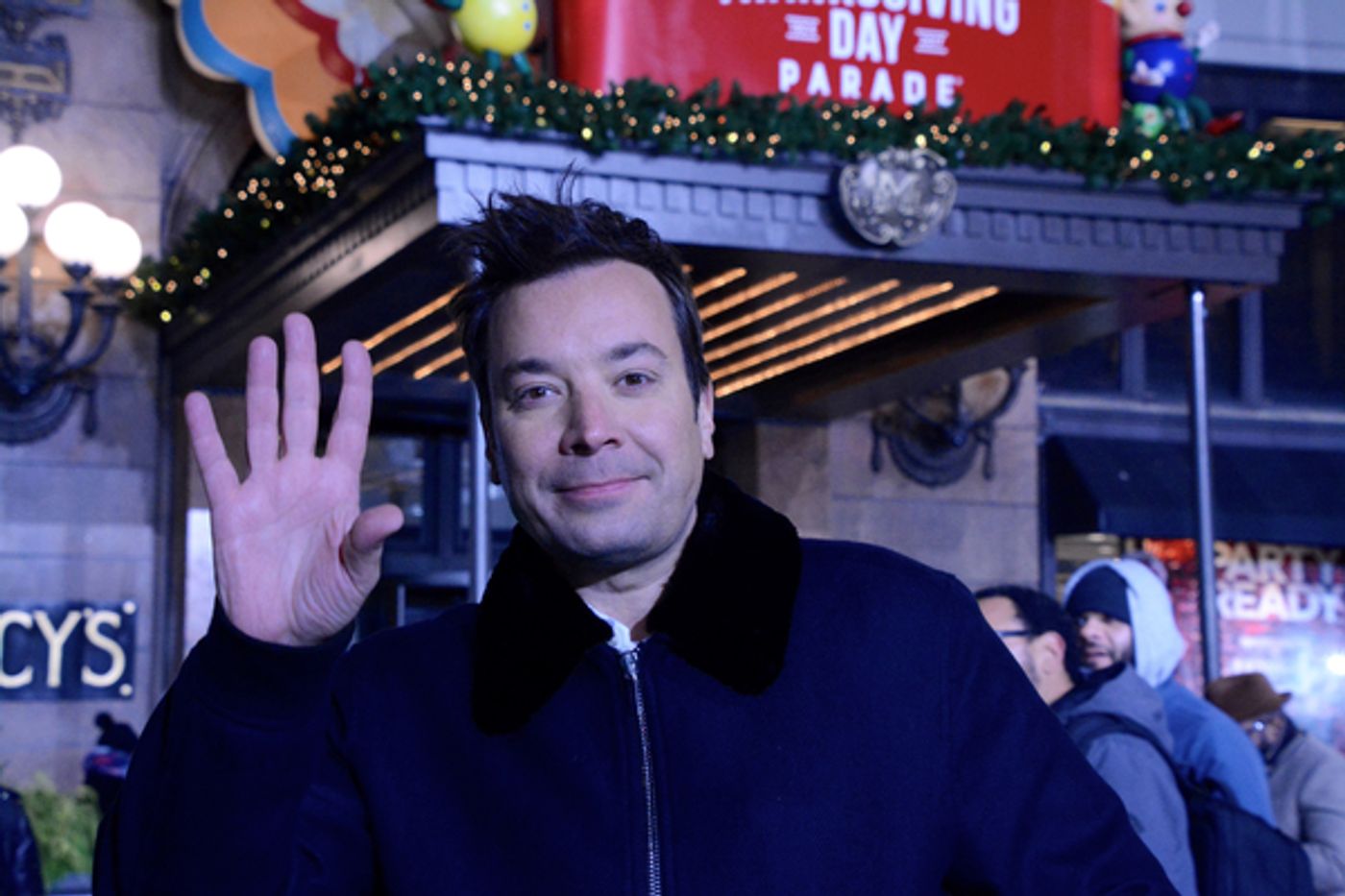 Photo Coverage: Broadway Heads to Herald Square to Rehearse for the MACY'S Thanksgiving Day Parade!  Image