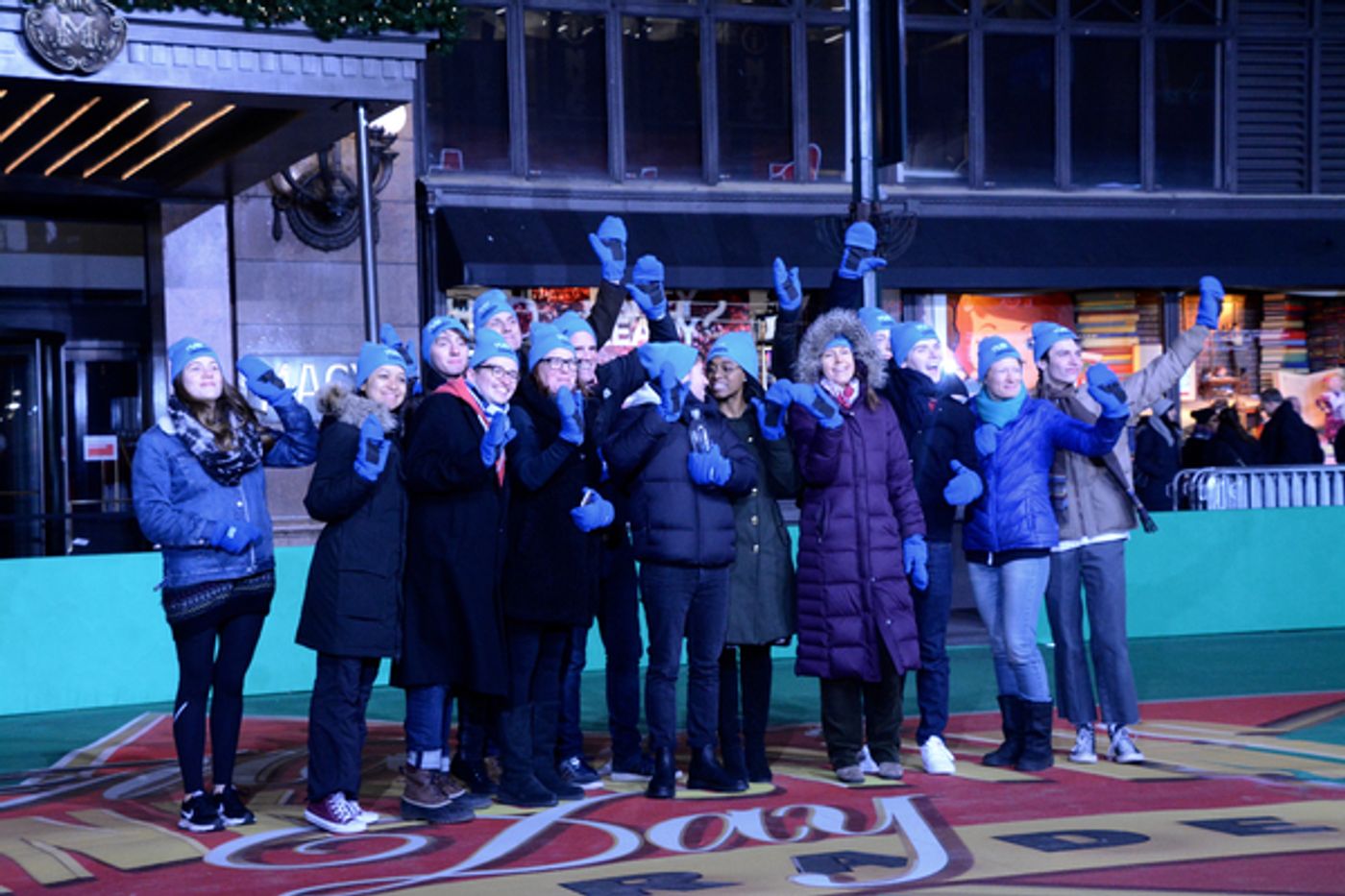 Photo Coverage: Broadway Heads to Herald Square to Rehearse for the MACY'S Thanksgiving Day Parade!  Image