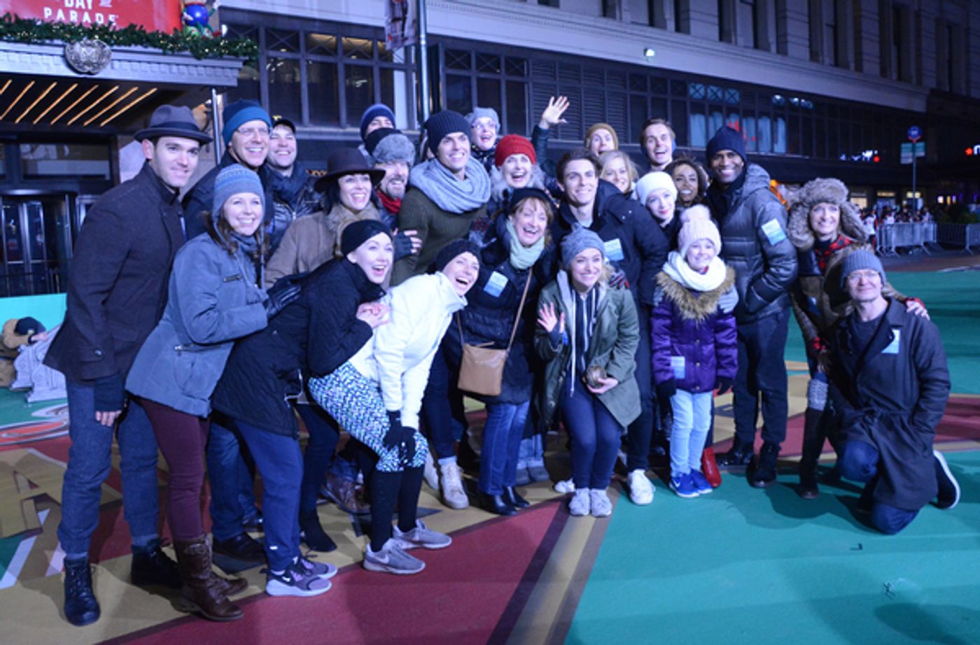 Photo Coverage: Broadway Heads to Herald Square to Rehearse for the MACY'S Thanksgiving Day Parade!  Image