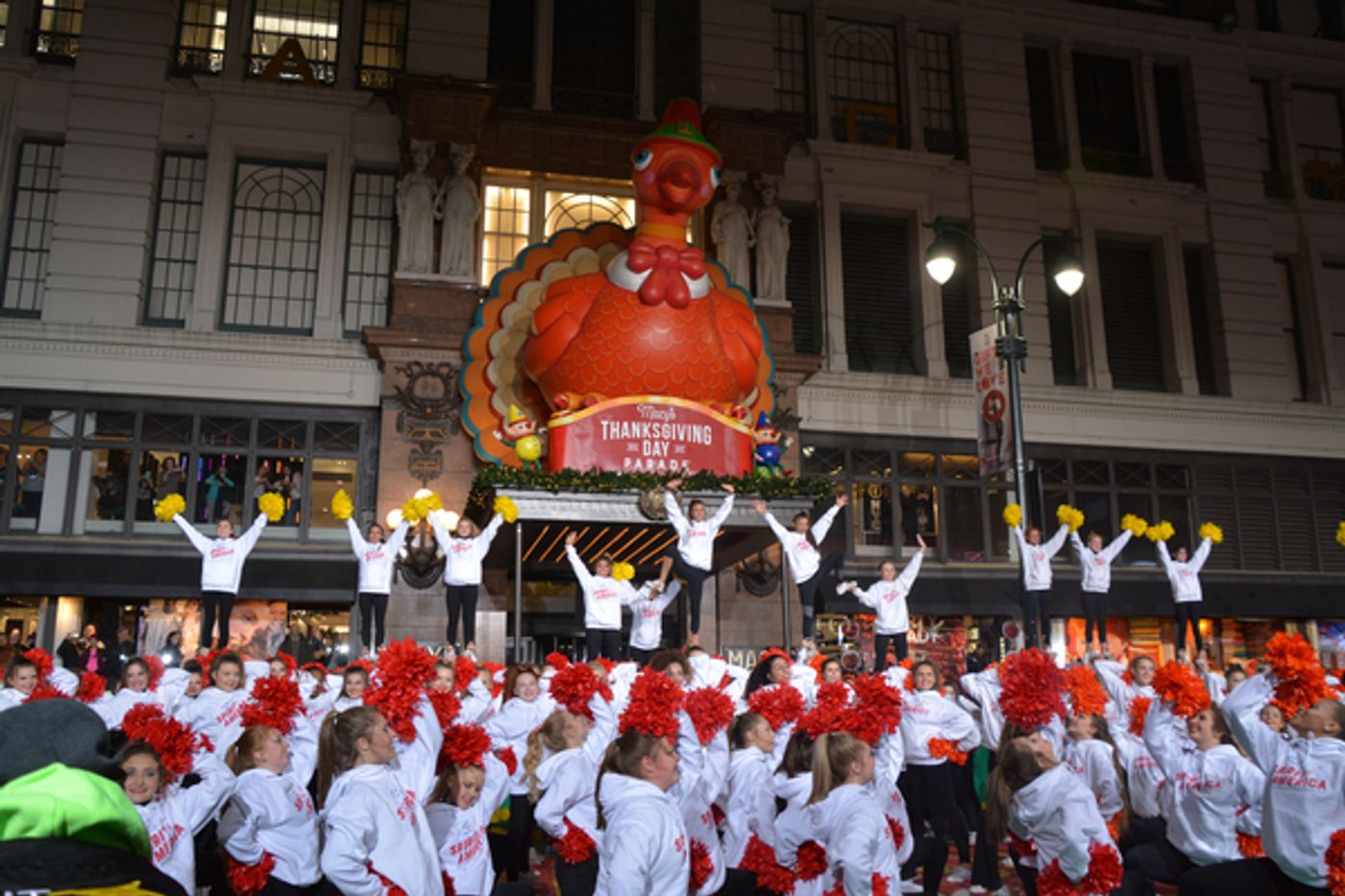 Photo Coverage: Broadway Heads to Herald Square to Rehearse for the MACY'S Thanksgiving Day Parade!  Image