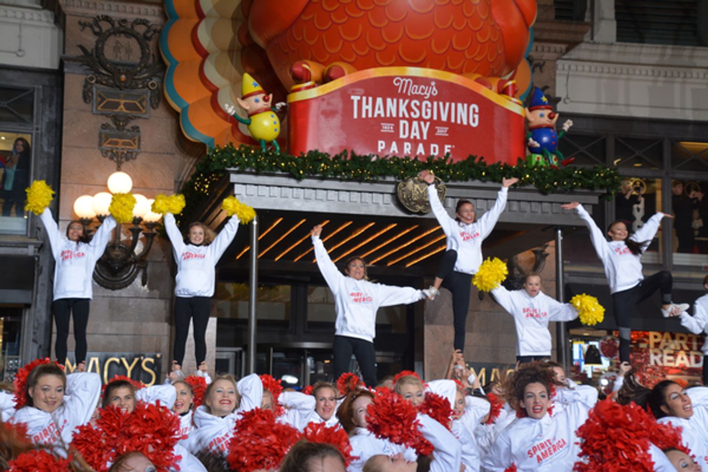 Photo Coverage: Broadway Heads to Herald Square to Rehearse for the MACY'S Thanksgiving Day Parade!  Image